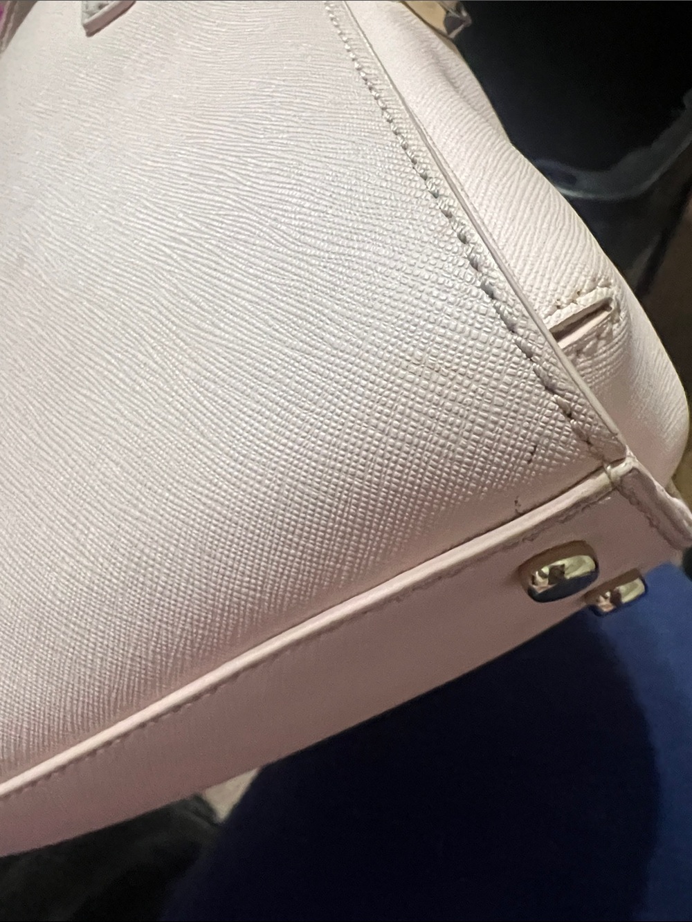 Kate Spade Pale Pink Studded Dome Satchel - Picture 9 of 9